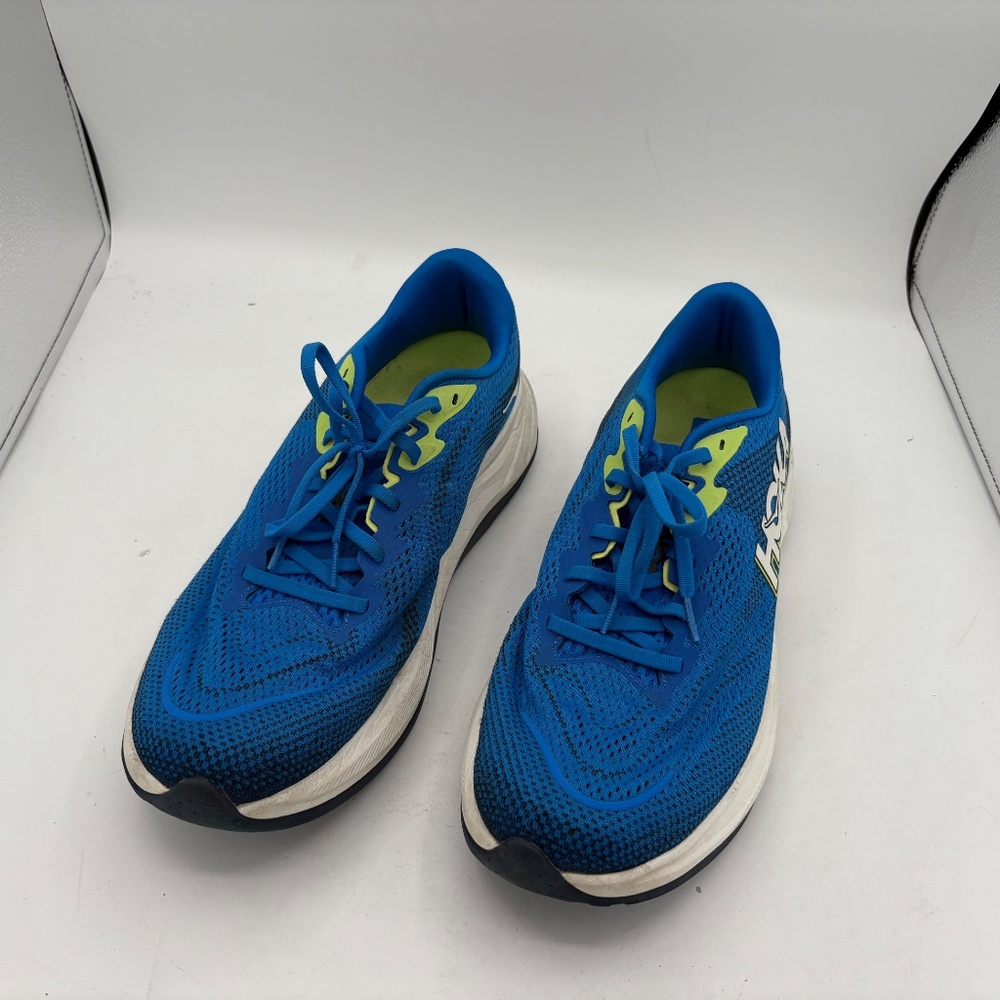Hoka Men's Rincon 4 Running Shoe Size 13 Electric Cobalt/Navy/ Green - Picture 9 of 11
